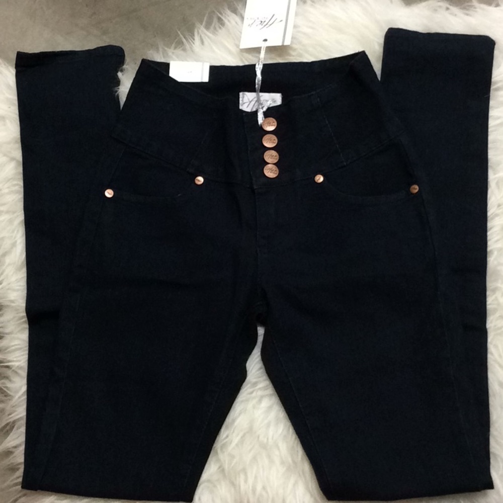 Her &‎ Me’s dark high waisted skinny jeans